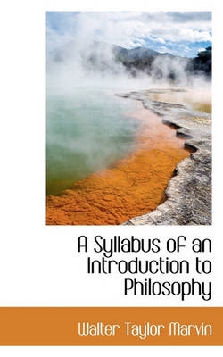 Book cover for A Syllabus of an Introduction to Philosophy