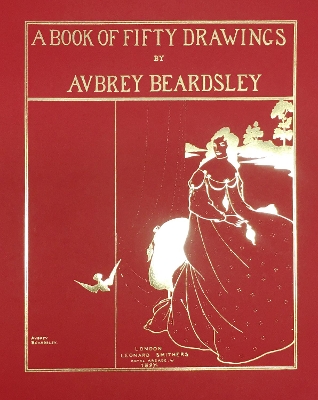 Book cover for A Book of Fifty Drawings by Aubrey Beardsley