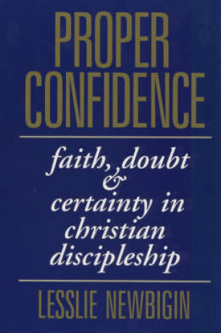 Cover of Proper Confidence