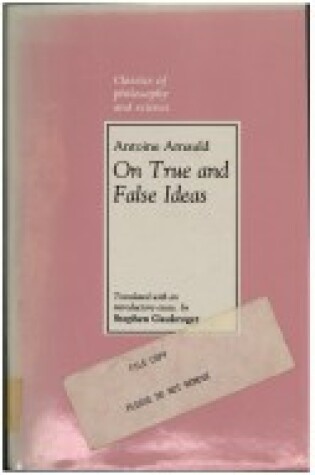 Cover of On True and False Ideas