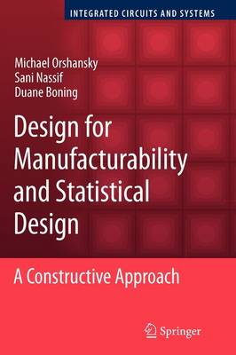 Cover of Design for Manufacturability and Statistical Design