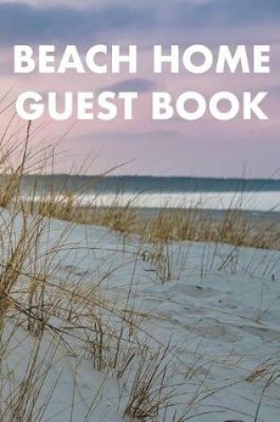 Cover of Beach Home Guest Book
