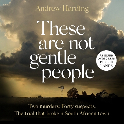 Book cover for These Are Not Gentle People