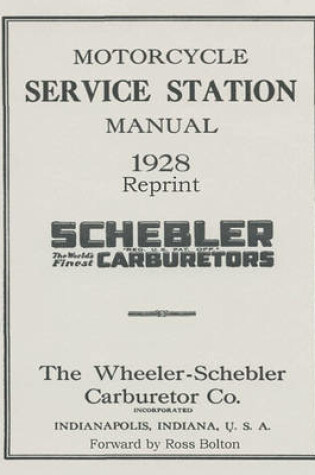 Cover of Schebler Carburetor Motorcycle