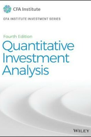 Cover of Quantitative Investment Analysis