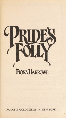 Cover of Pride's Folly