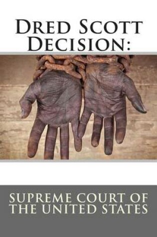 Cover of Dred Scott Decision