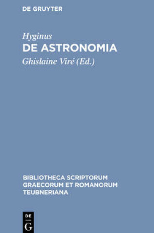 Cover of de Astronomia