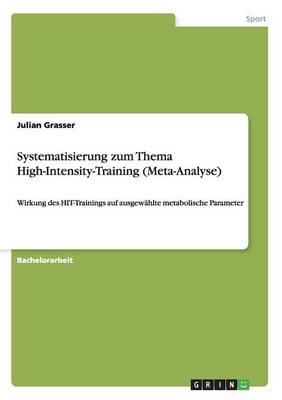 Book cover for Systematisierung zum Thema High-Intensity-Training (Meta-Analyse)
