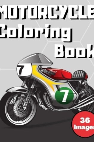 Cover of Motorcycle Coloring Book