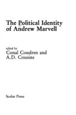 Cover of The Political Identity of Andrew Marvell