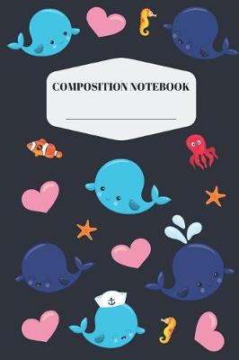 Book cover for Whale Composition Notebook