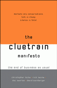 Book cover for The Cluetrain Manifesto