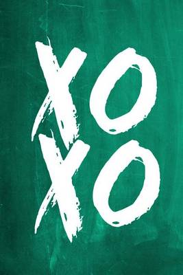 Book cover for Chalkboard Journal - XOXO (Green)