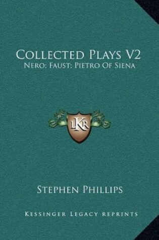 Cover of Collected Plays V2