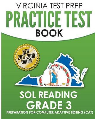 Book cover for Virginia Test Prep Practice Test Book Sol Reading Grade 3