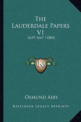 Book cover for The Lauderdale Papers V1