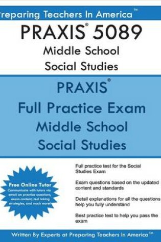 Cover of Praxis 5089 Middle School Social Studies