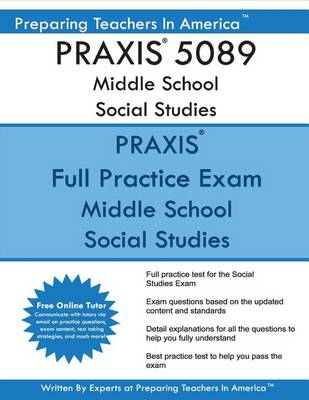 Book cover for Praxis 5089 Middle School Social Studies