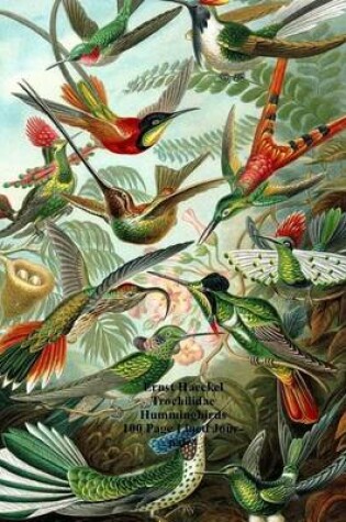 Cover of Ernst Haeckel Trochilidae Hummingbirds 100 Page Lined Journal