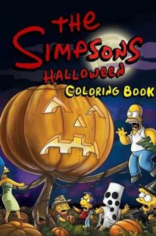 Cover of The Simpsons Halloween Coloring Book