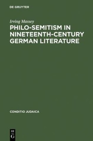 Cover of Philo-Semitism in Nineteenth-Century German Literature