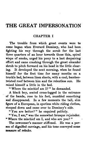 Cover of The Great Impersonation