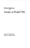 Book cover for Autopsy on People's War