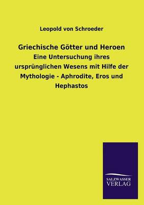 Book cover for Griechische Gotter Und Heroen