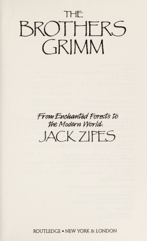 Book cover for The Brothers Grimm