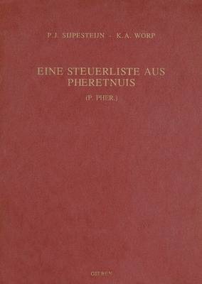 Cover of Eine Steuerliste aus Pheretnuis (P. Pher.)