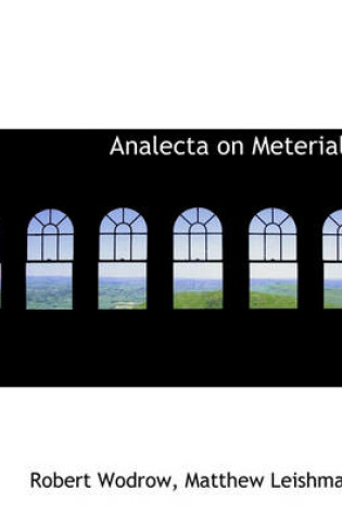 Cover of Analecta on Meterials
