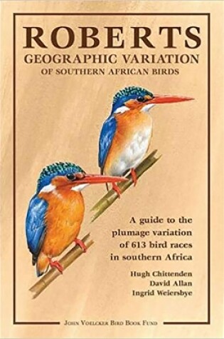 Cover of Roberts geographic variation of Southern African Birds