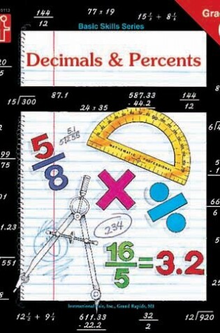 Cover of Decimals and Percents, Grade 6