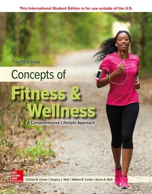 Book cover for ISE LooseLeaf Concepts of Fitness And Wellness: A Comprehensive Lifestyle Approach