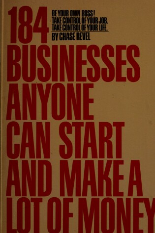 Cover of 184 Businesses Anyone Start