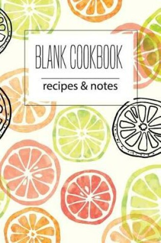 Cover of blank cookbook recipes & notes
