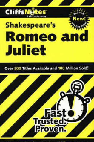 Cover of CliffsNotes on Shakespeare's Romeo and Juliet