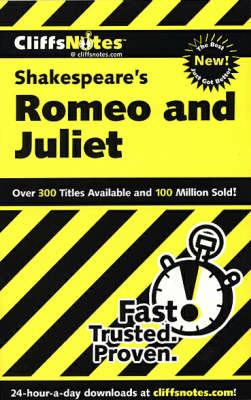 Book cover for CliffsNotes on Shakespeare's Romeo and Juliet