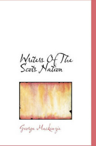 Cover of Writers of the Scots Nation