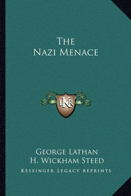 Book cover for The Nazi Menace