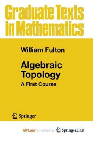 Cover of Algebraic Topology