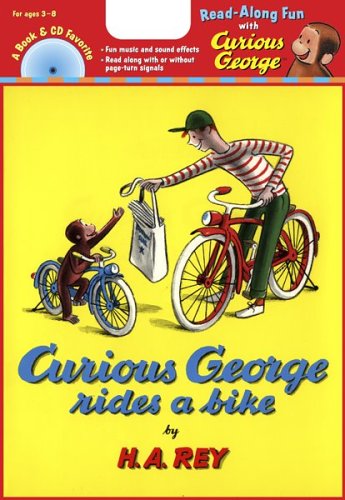Cover of Curious George Rides a Bike Book & CD