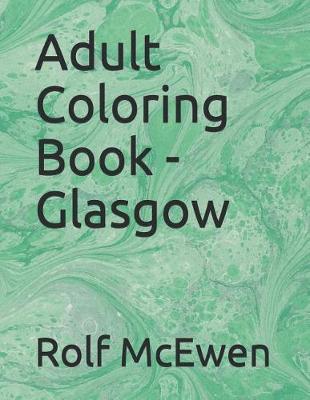 Book cover for Adult Coloring Book - Glasgow