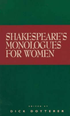 Cover of Shakespeare's Monologues for Women