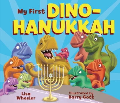Book cover for My First Dino-Hanukkah