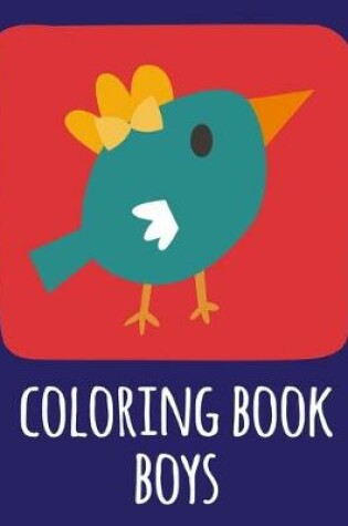 Cover of coloring book boys