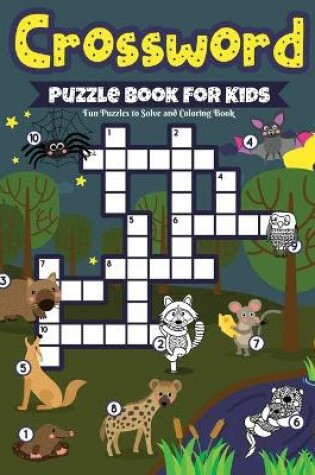 Cover of Crossword Puzzle Book For Kids