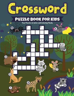 Book cover for Crossword Puzzle Book For Kids