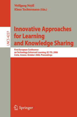 Book cover for Innovative Approaches for Learning and Knowledge Sharing